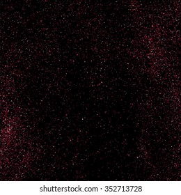 Pink glitter texture on a black background..  Vector illustration,eps 10.