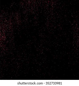 Pink glitter texture on a black background.  Vector illustration,eps 10.