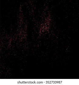 Pink glitter texture on a black background.  Vector illustration,eps 10.