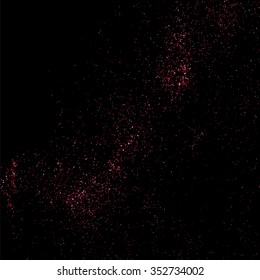 Pink glitter texture on a black background.  Vector illustration,eps 10.