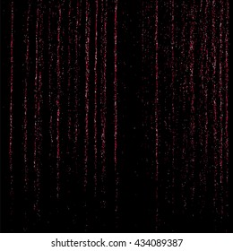 Pink glitter texture on  black background.  Vector illustration,eps 10.