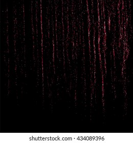 Pink glitter texture on  black background.  Vector illustration,eps 10.