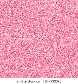 Pink glitter vector background. Seamless pattern for wedding invitation, valentine day. Tender and glamorous sparkling backdrop for gift, vip card, banner.