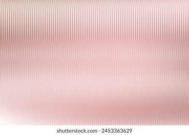 Pink glossy corrugated glass texture overlay. Striped refraction panel luxury aesthetic backdrop. Fashion reeded ribbed acryl sheet. Pastel polycarbonate metal foil effect. Transparant wall gradient.