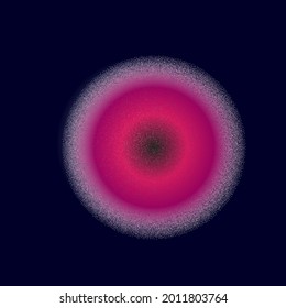 resplandor rosa en el cielo nocturno, espacio, galaxia