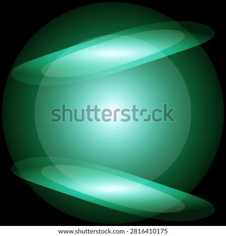 pink glowing light beams with luminous center on black futuristic neon background