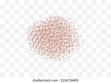 Pink gold glitter background for wedding card, gift certificate, voucher, present. Vector illustration.