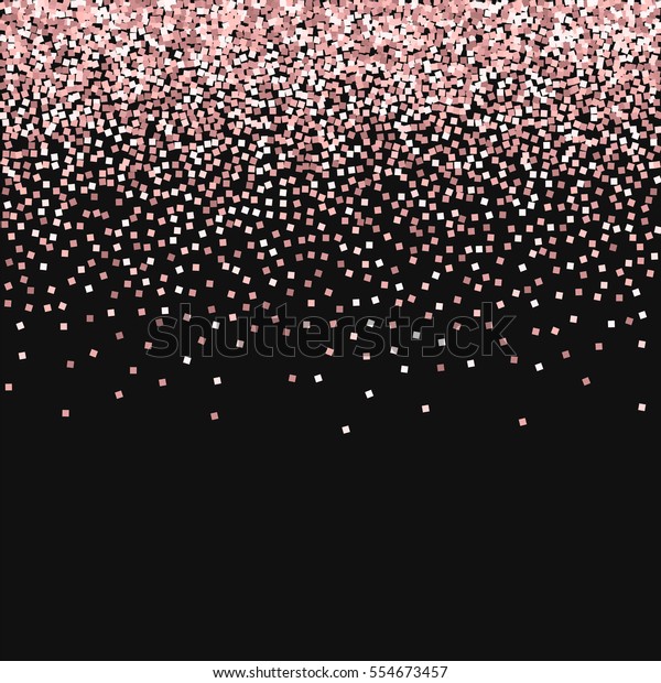 Pink Gold Glitter Scatter Top Gradient Stock Vector (Royalty Free ...