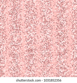 Pink gold glitter. Scatter vertical lines on pink background. Pleasant vector illustration.