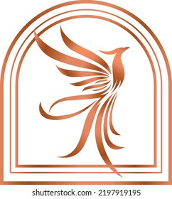 Pink Gold Swan With Window