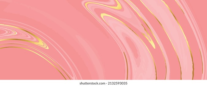 fondo de textura de mármol rosa y dorado