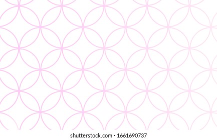 Pink gradation Japanese pattern Cloisonne