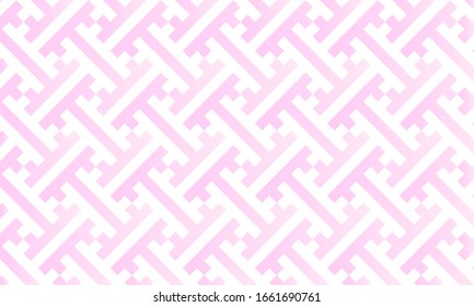 Pink gradation Japanese pattern saaya