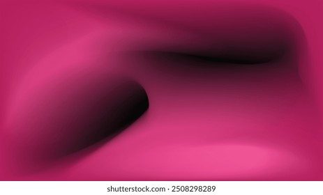 Fondo abstracto degradado rosa con remolinos negros.