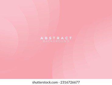 pink gradient abstract background with round shapes