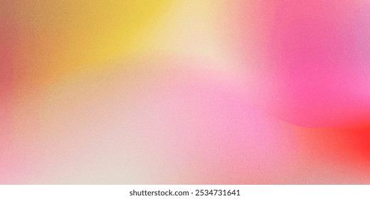 Pink gradient background, abstract peach orange grain gradation texture, vector pink noise texture blur abstract background