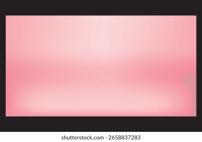 Fondo de degradado rosa con Vector de borde negro - Marco de rectángulo de mezcla de color rosa suave para Plantilla de diseño moderno