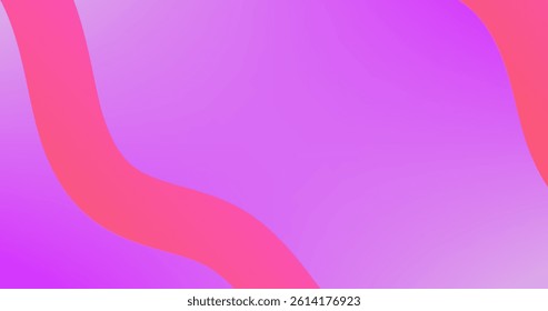 Pink Gradient Background with color lines. Different shades and thickness. Abstract pattern.