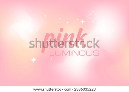 Pink gradient background. Cute and minimalist style wallpaper with stars, pastel colorful liquid color. Modern wallpaper design for social media, presentation