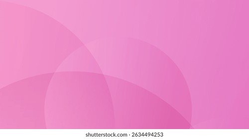 Pink Gradient Background with Overlapping Circles - Serene and Modern Abstract Design for Graphic Overlays, Presentations, and Digital Art Projects