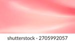 Pink gradient background with pastel peach and rose tones. Neon liquid wave fabric texture with pearl shimmer and silky blur effect. Luxury pink gradation bg for cosmetic poster. 3d vector backdrop