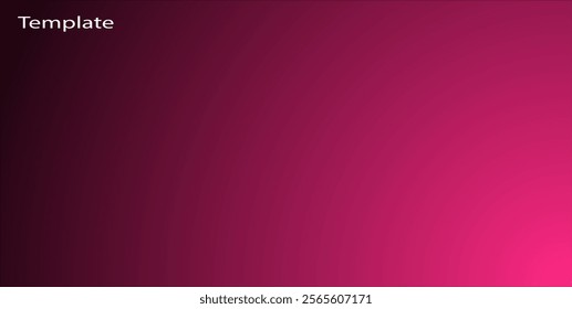 Pink gradient background template , Suitable for business, card, website, app, backdrop, product montage .Vector illustration