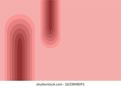 pink gradient curved line shape, vector illustration, for wallpaper, decoration, banner