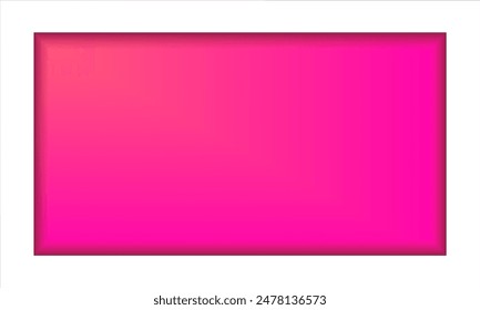pink gradient frame mockup white border. Isolated pink pictures frame background. Home decoration presentation, blank frame mockups. digital Marketing post template. business social media
