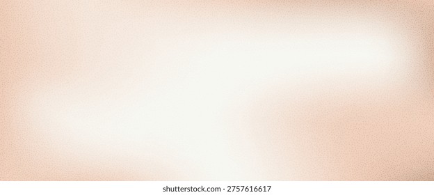 Pink gradient gritty and cream grain gradation with texture noise background. Beige bg gold and rose pastel pearl with sand aesthetic. Y2k pink spray and cream effect. Vector plain gradient.