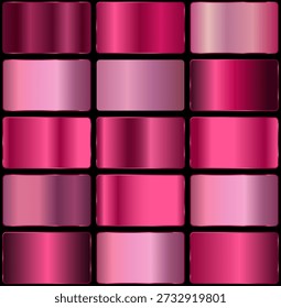 Paleta degradado rosa 