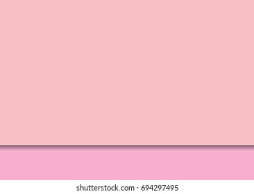 Pink gradient paper cut abstract triangles background,vector