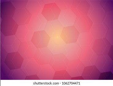 Pink gradient polygon background