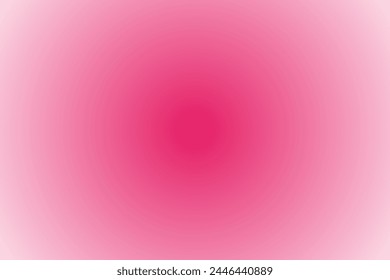 Pink gradient radial soft smooth blur background, design for banner, wallpaper, template, website, vector illustration