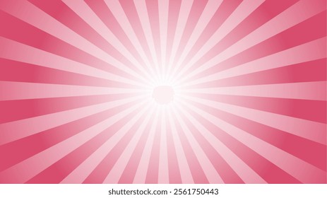 Pink gradient radiation Background illustration