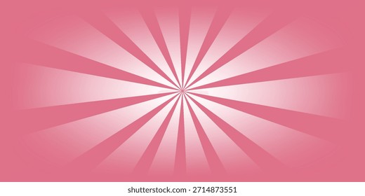 Pink gradient radiation Background illustration