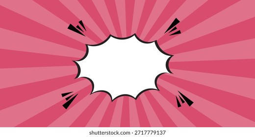 Radiación de gradiente rosa Ilustración de fondo