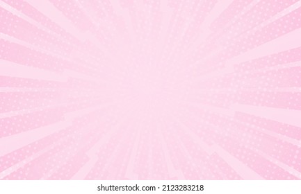 Pink gradient ray burst Valentine's Day background Creative vector design