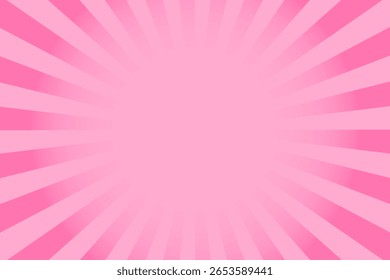 Ilustração de fundo de explosão solar gradiente rosa