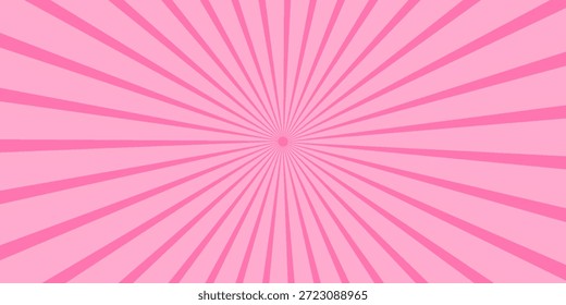 Ilustração de fundo de explosão solar gradiente rosa