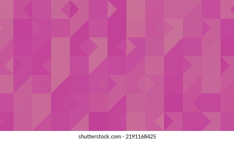 Gradiente rosa y fondo de patrón geométrico triangular.
