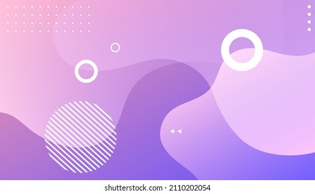 Pink gradient wavy background. Fluid shapes composition. Fit for presentation design. website, basis for banners, wallpapers, brochure, posters