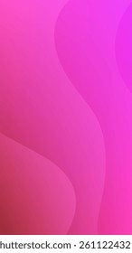 Pink gradient wavy curves abstract background nice for wallpaper or banner