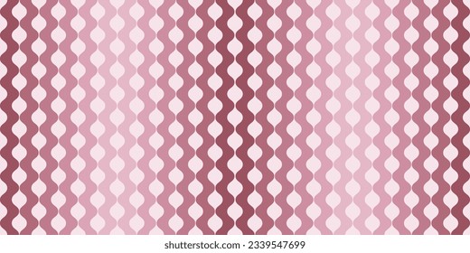Pink gradient wavy stripes. White background. Design for textile, pillows, clothing, background, wrapping, notebooks.