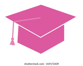 Pink Graduation Cap