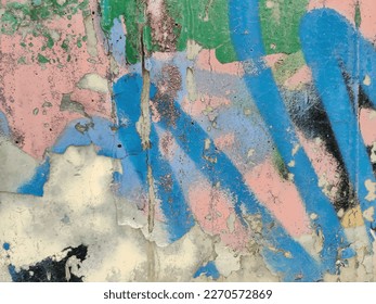 Pink Graffiti Grunge. Street Wall Style. Urban Unusual Scratch. Modern Creative Scratch. Dirty Vintage Drawing. Graffiti Artist Texture. City Street Underground. Urban Graffiti Artwork. Old Graffiti