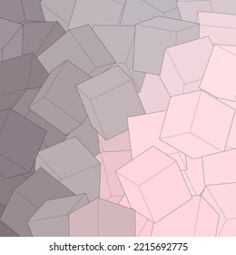 Pink  and gray geometric background. Template for presentation, advertising, banner.