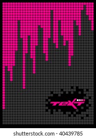 pink and gray square concept