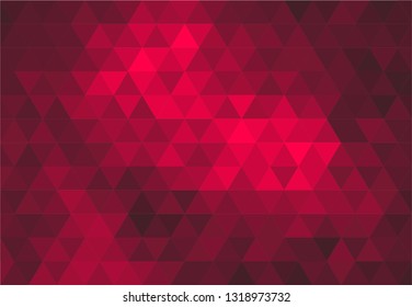 Pink and Gray Triangles Pattern