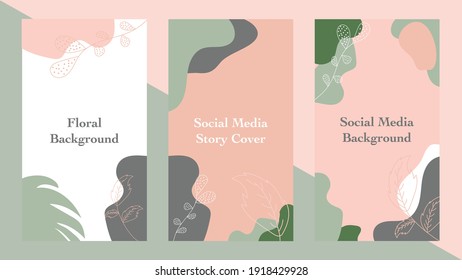 Fondo de Leafy del Resumen Verde Rosa