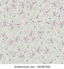 Pink and green abstract seamless pattern in vector